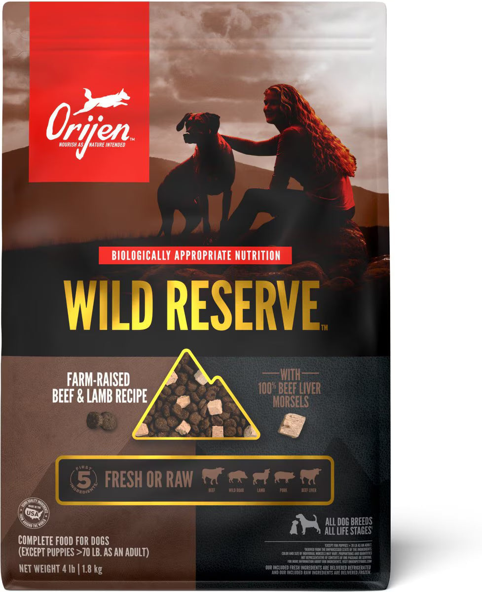 ORIJEN Wild Reserve Beef & Lamb Dry Dog Food