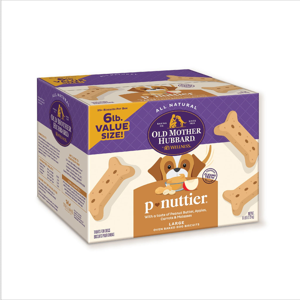 Old Mother Hubbard Crunchy Classic Natural P-Nuttier Large Biscuits Dog Treats