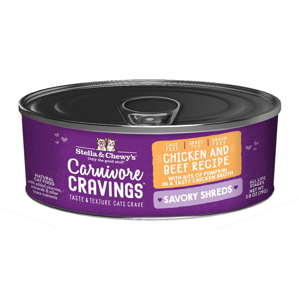 Stella & Chewy's Carnivore Cravings Chicken & Beef Shreds Canned Cat Food