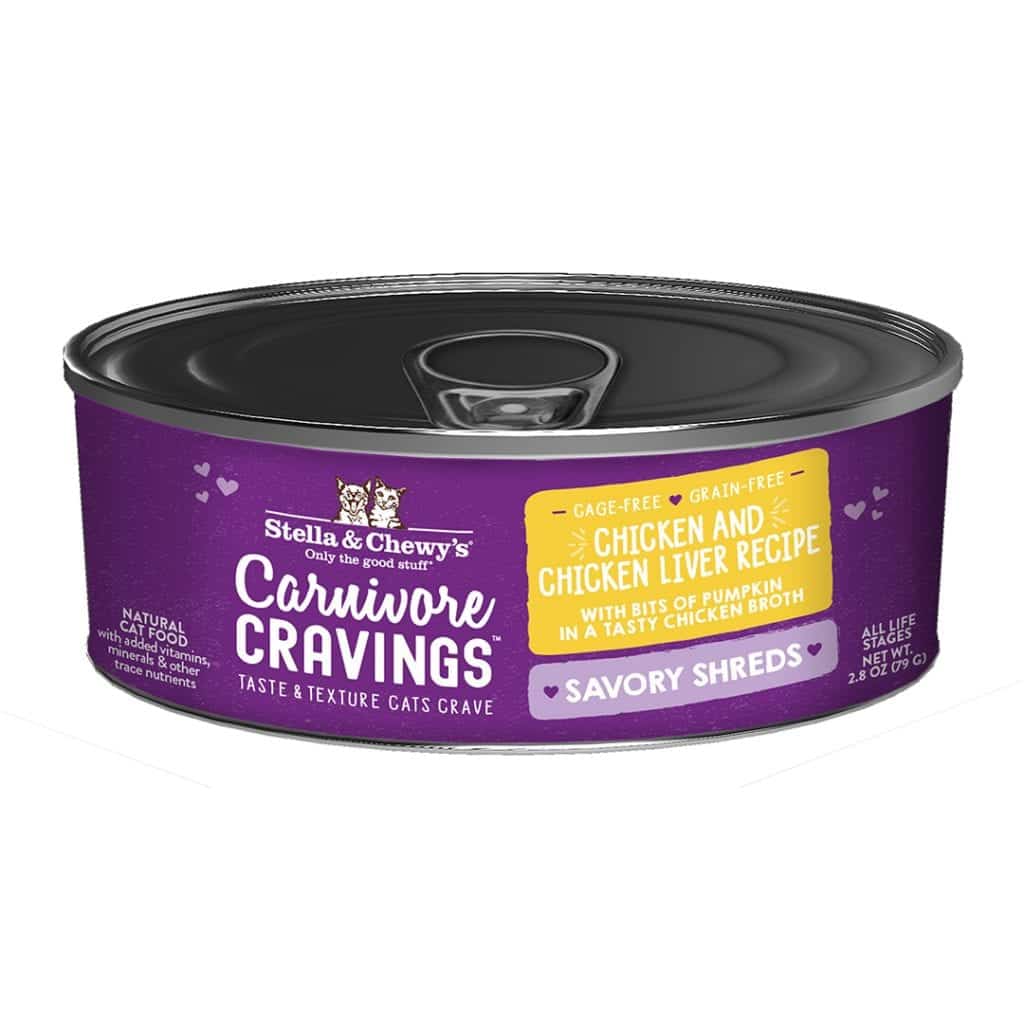 Stella & Chewy's Carnivore Cravings Chicken & Chicken Liver Shreds Canned Cat Food