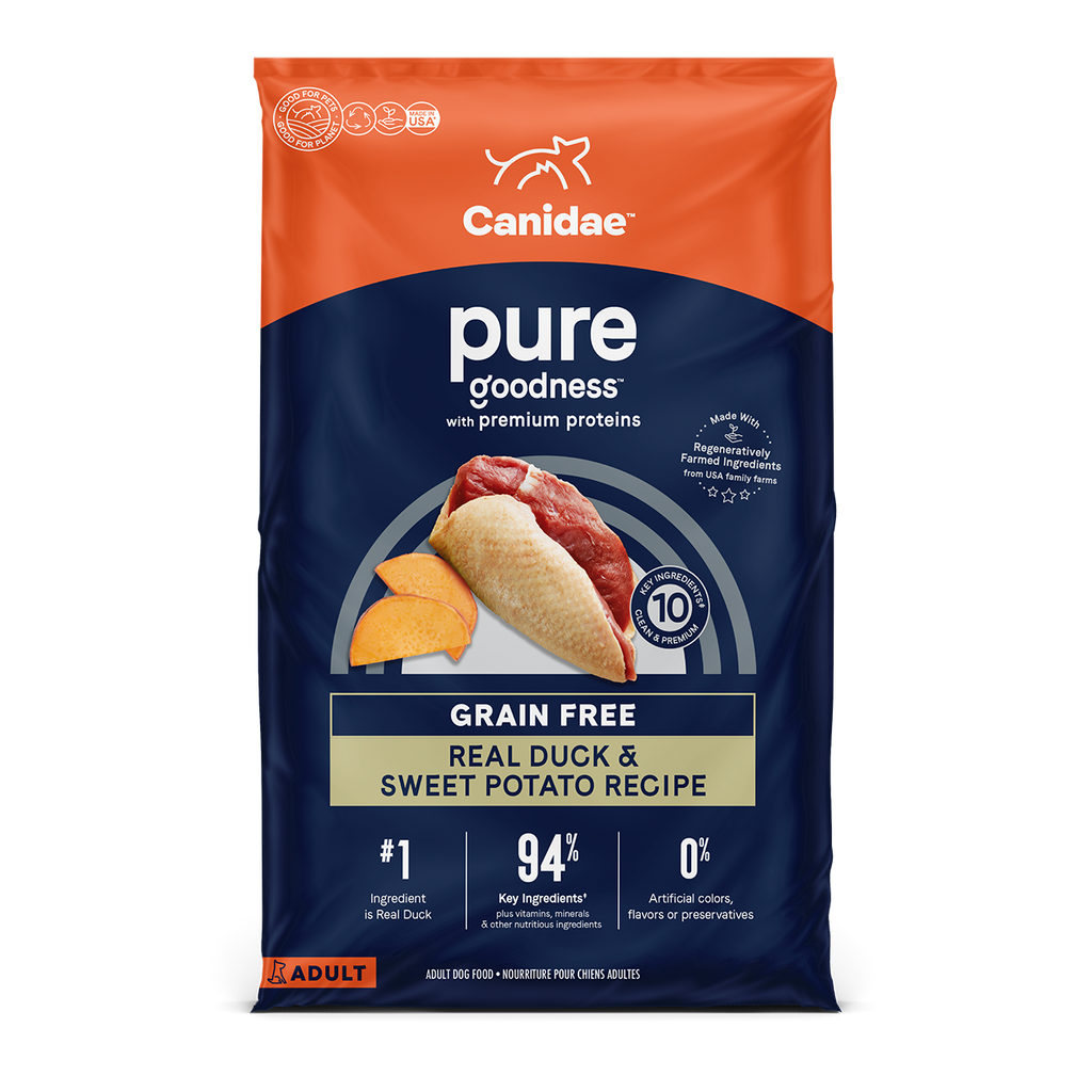 Canidae Grain Free PURE Duck & Sweet Potato Recipe Dry Dog Food