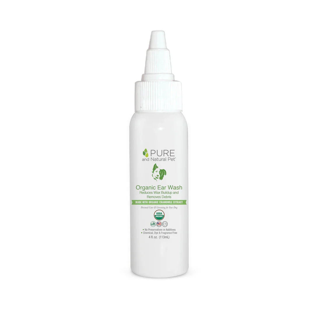 PURE and Natural Pet Certified Organic Ear Wash
