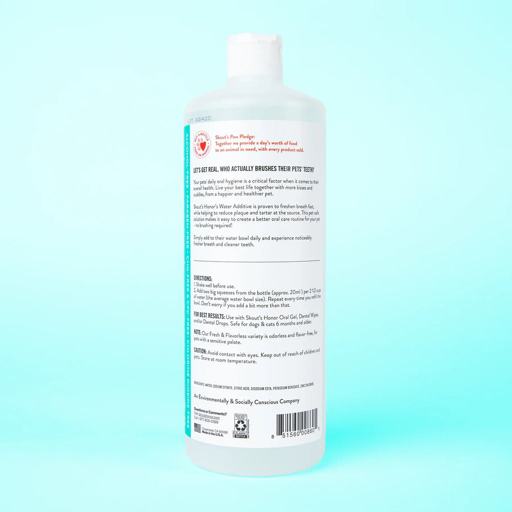 Skout's Honor Oral Care Pet Water Additive Fresh & Flavorless