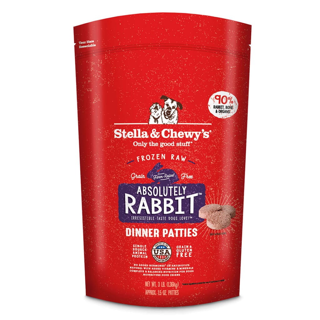 Stella & Chewy's Frozen Raw Absolutely Rabbit for Dogs