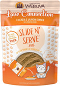 Weruva Slide N' Serve Grain Free Love Connection Chicken & Salmon Dinner Wet Cat Food Pouch