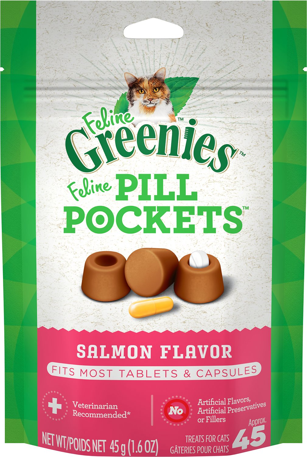 Greenies Feline Salmon Pill Pockets
