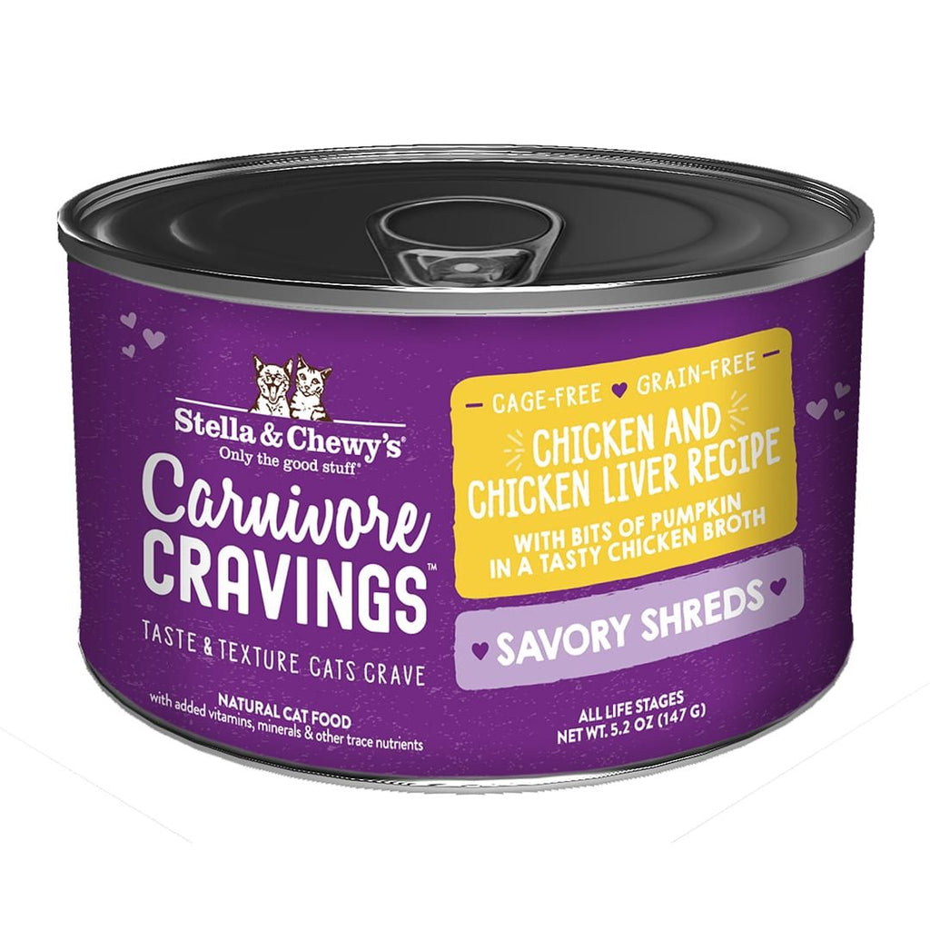 Stella & Chewy's Carnivore Cravings Chicken & Chicken Liver Shreds Canned Cat Food