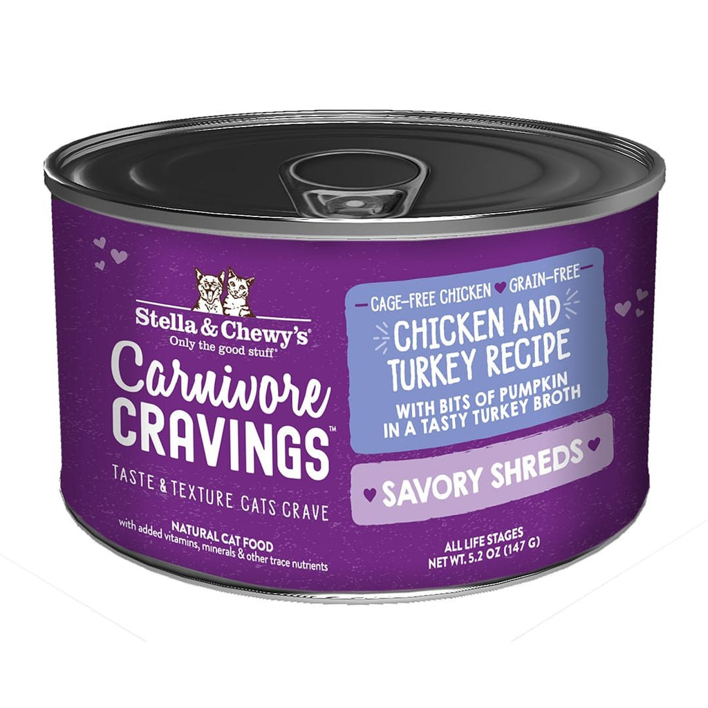 Stella & Chewy's Carnivore Cravings Chicken & Turkey Shreds Canned Cat Food