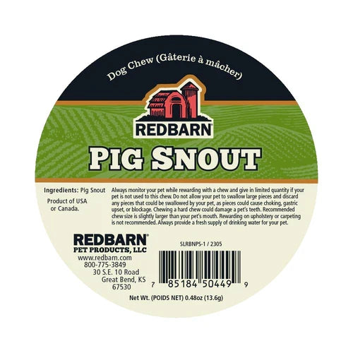 RedBarn Pig Snout Treat for Dogs