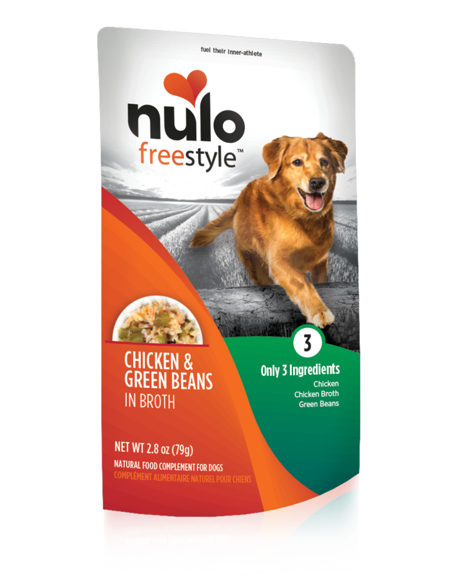 Nulo Freestyle Chicken and Green Beans in Broth Dog Food Topper