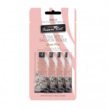 Fussie Cat Puree Tuna & Salmon Cat Treat