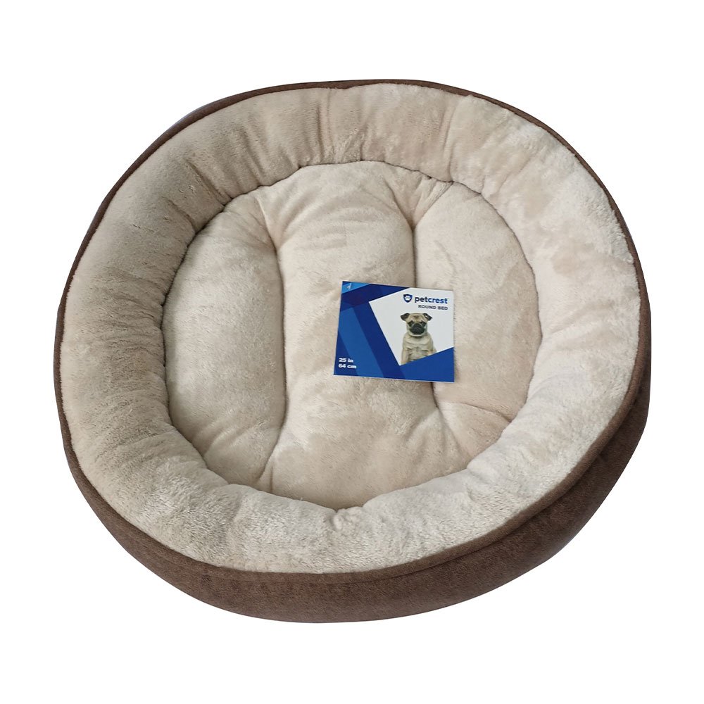 Petcrest Donut Bed for Dogs and Cats 25"