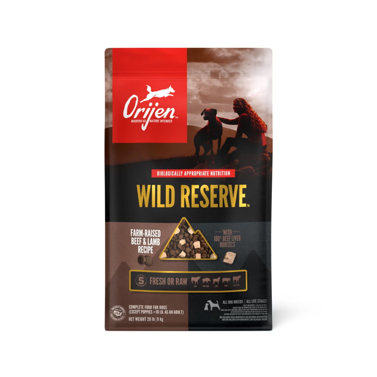 ORIJEN Wild Reserve Beef & Lamb Dry Dog Food