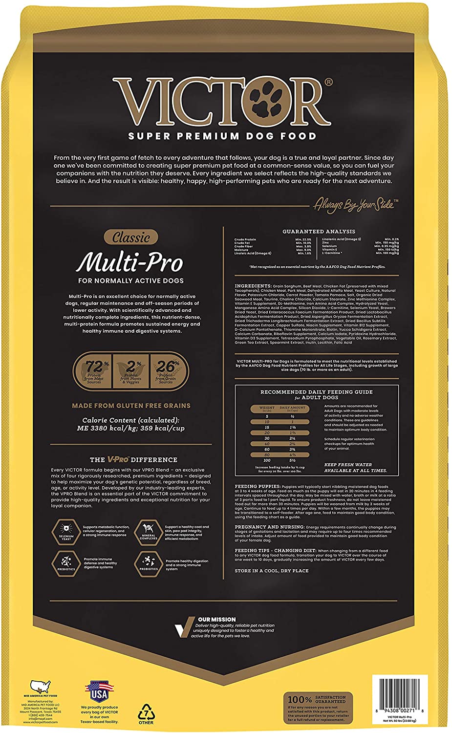 Victor Classic Multi-Pro Dog Food