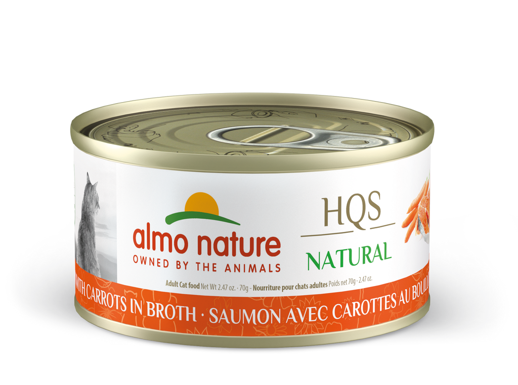 Almo Nature Natural Salmon & Carrots Canned Cat Food