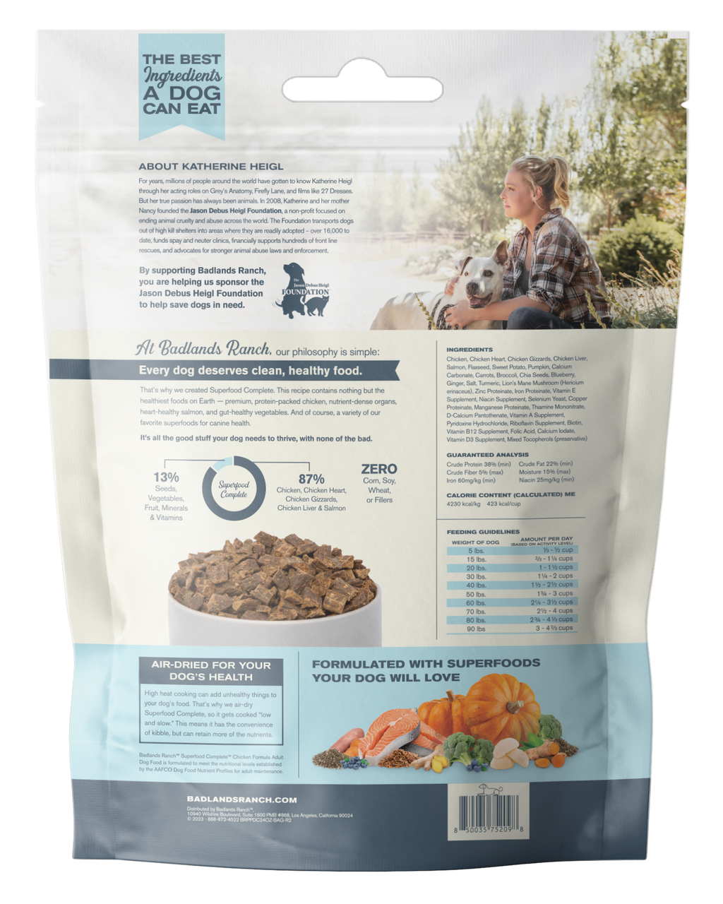 Badlands Ranch Air-Dried Superfood Complete Chicken Formula Dog Food