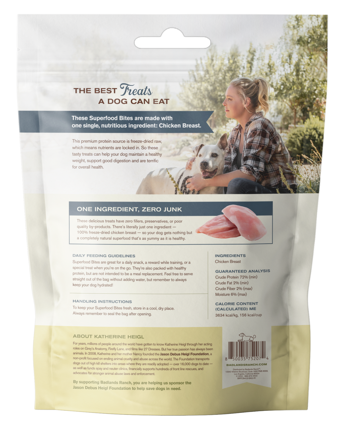 Badlands Ranch Freeze-Dried Superfood Bites Chicken Breast Dog Treats