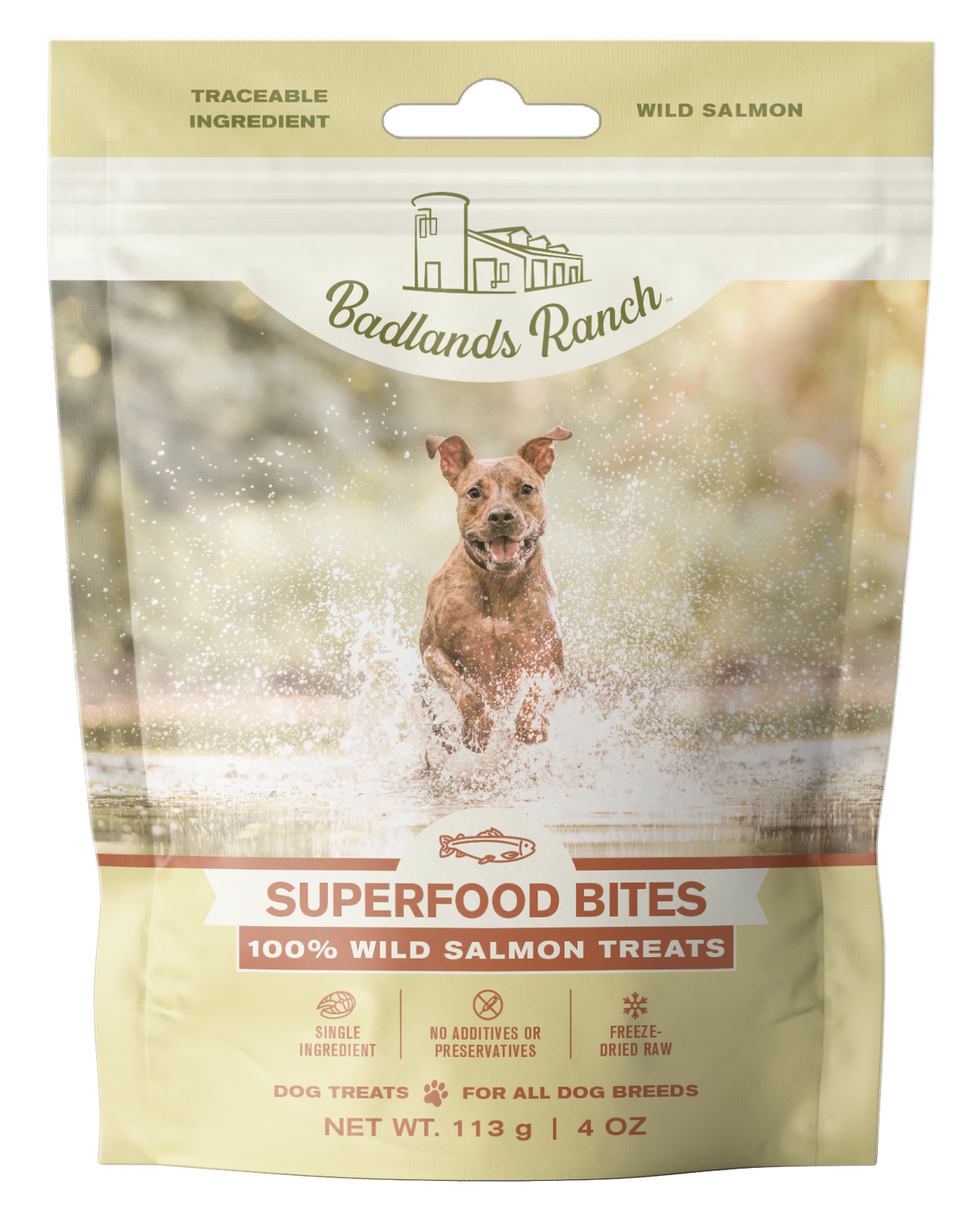 Badlands Ranch Freeze-Dried Superfood Bites Salmon Dog Treats