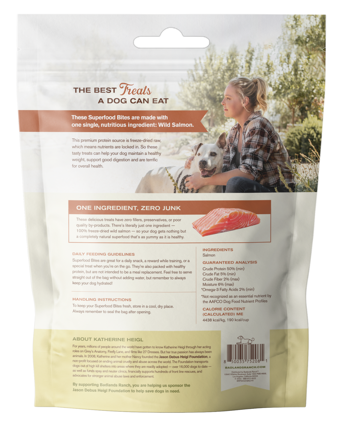 Badlands Ranch Freeze-Dried Superfood Bites Salmon Dog Treats