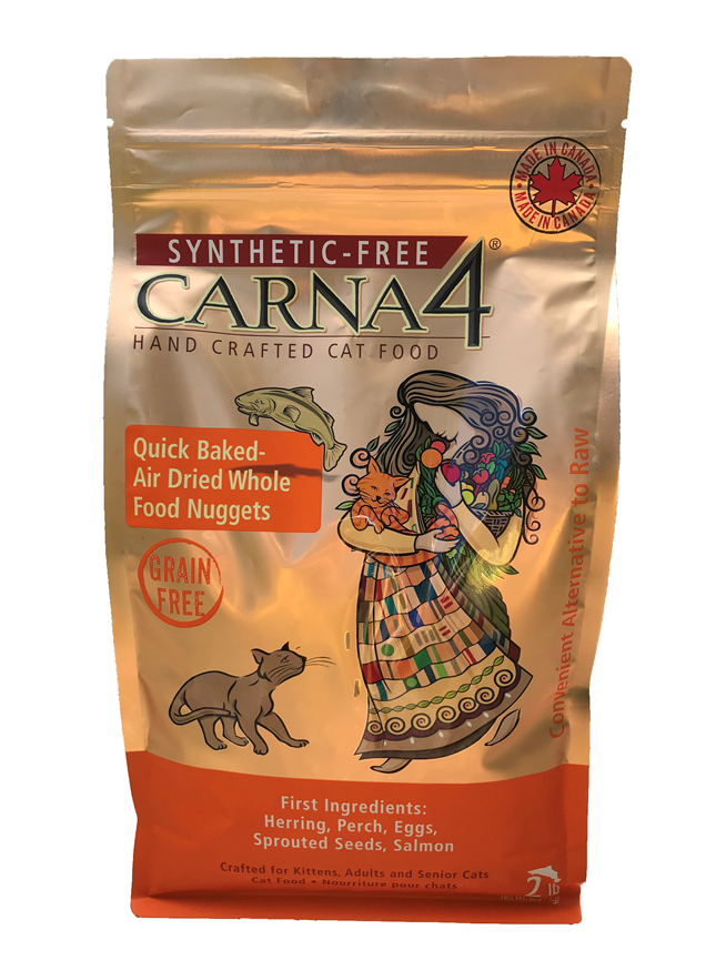 Carna4 Quick Baked Air Dried Grain Free Fish Dry Cat Food