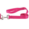 Casual Canine Classic Nylon Dog Leash, Raspberry