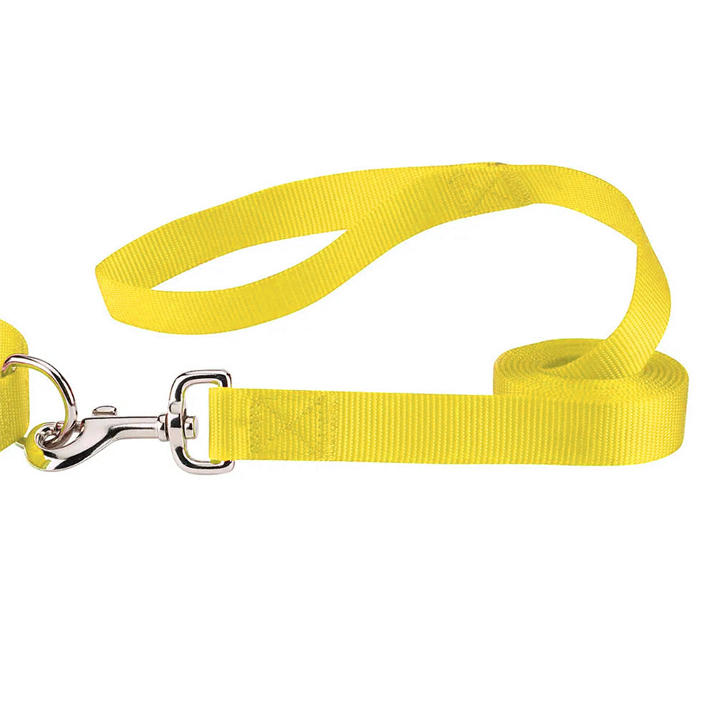 Casual Canine Classic Nylon Dog Leash, Yellow