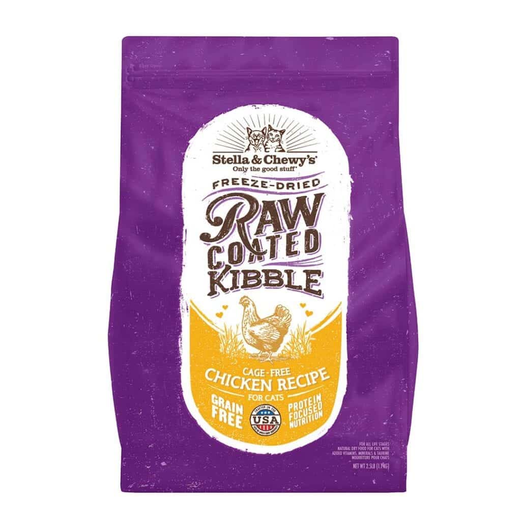 Stella & Chewy's Raw Coated Kibble Cage Free Chicken Recipe Dry Cat Food