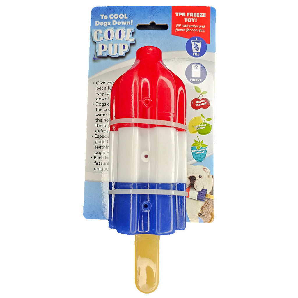 Cool Pup Rocket Pop Freezable Dog Toy