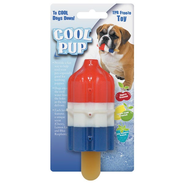 Cool Pup Rocket Pop Freezable Dog Toy