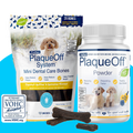 PlaqueOff Dental Duo for Dogs With Peanut Butter & Banana Bones