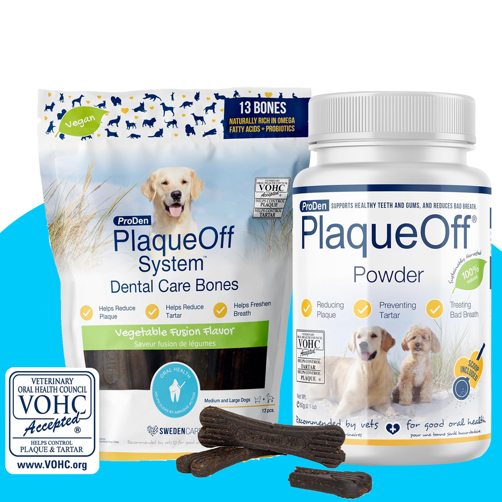 PlaqueOff Dental Duo for Dogs with Veggie Bones