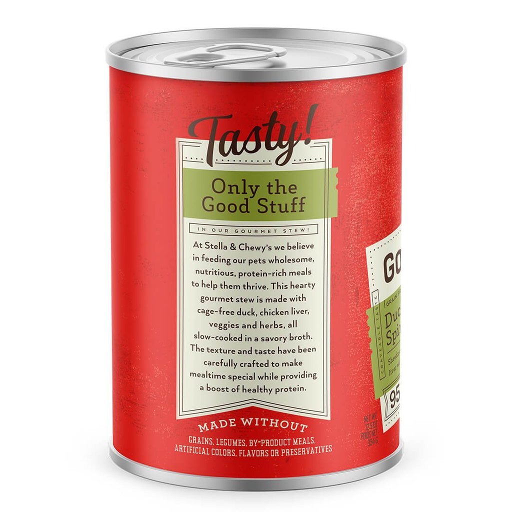 Stella & Chewy's Gourmet Duck, Carrot, & Spinach Stew Canned Dog Food
