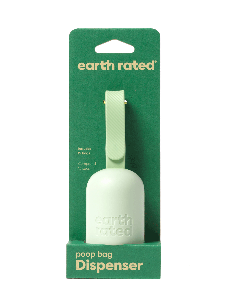 Earth Rated Poop Bag Dispenser with 15 Bags