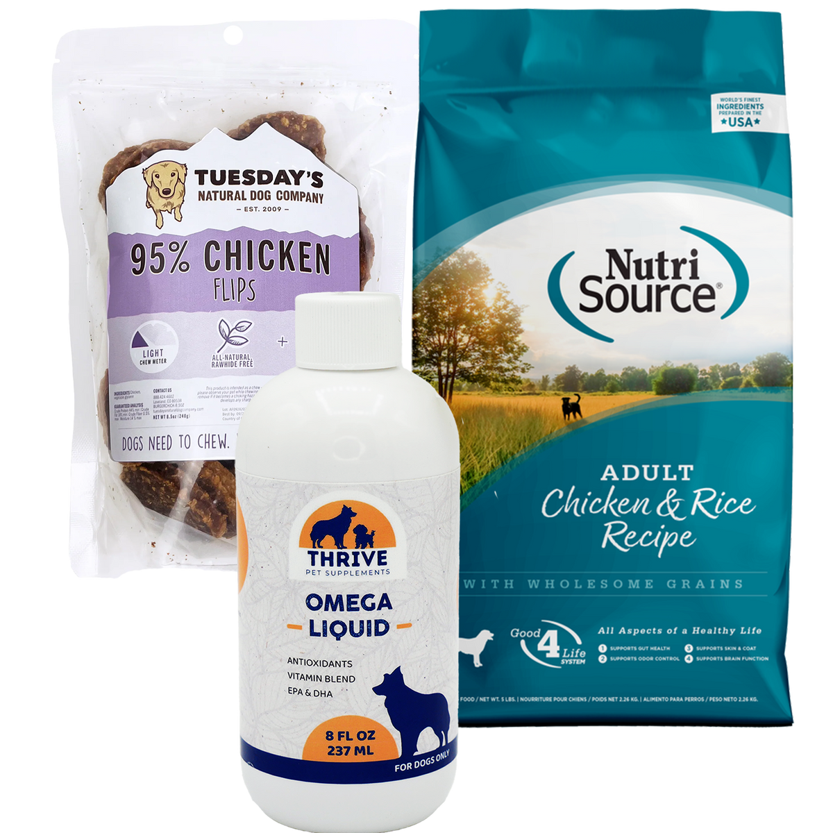 Everyday Essentials Bundle For Adult Dogs