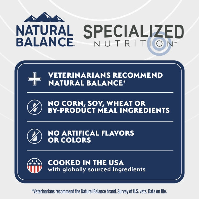 Natural Balance Specialized Nutrition Digestive & Immune Health Lamb & Oatmeal Dry Dog Food