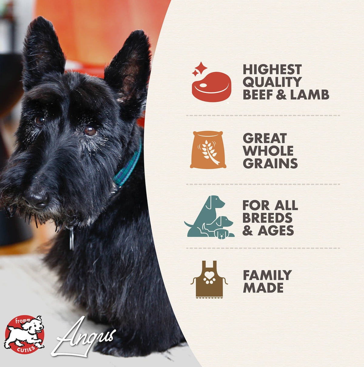Fromm Four-Star Nutritionals Highlander Beef, Oats 'n Barley Recipe