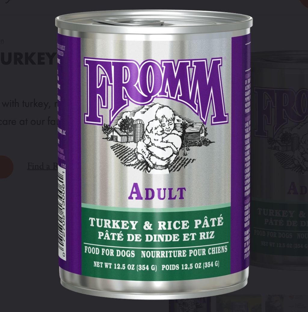 Fromm Family Classic Turkey & Rice Pate Canned Dog