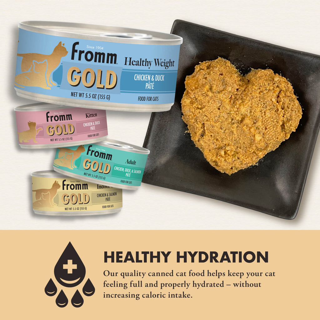 Fromm Gold Healthy Weight Chicken & Duck Recipe Pate Canned Cat Food