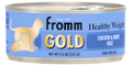 Fromm Gold Healthy Weight Chicken & Duck Recipe Pate Canned Cat Food