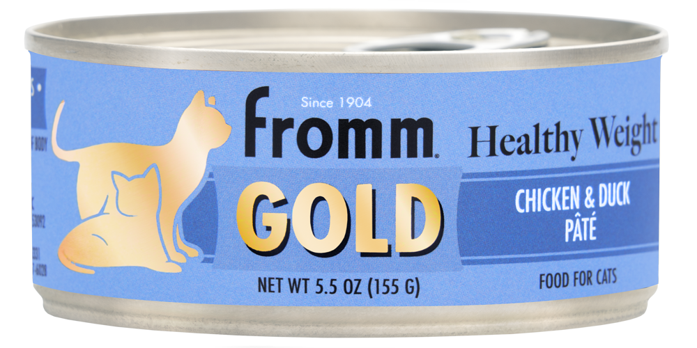 Fromm Gold Healthy Weight Chicken & Duck Recipe Pate Canned Cat Food