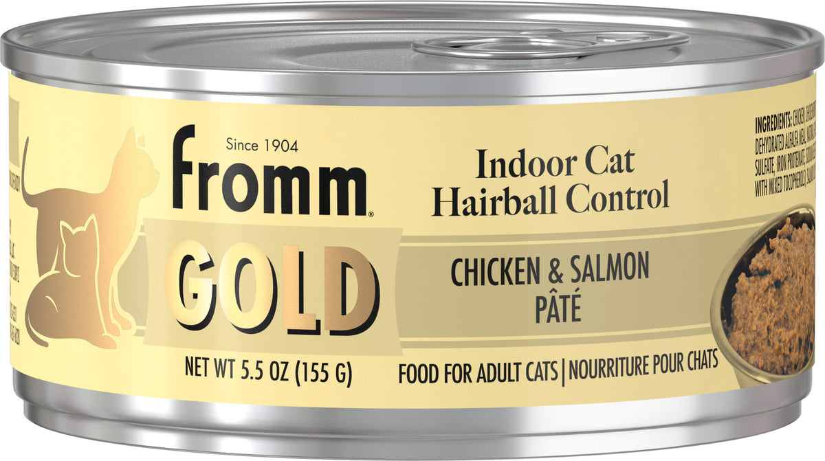 Fromm Gold Indoor Chicken & Salmon Recipe Pate Canned Cat Food