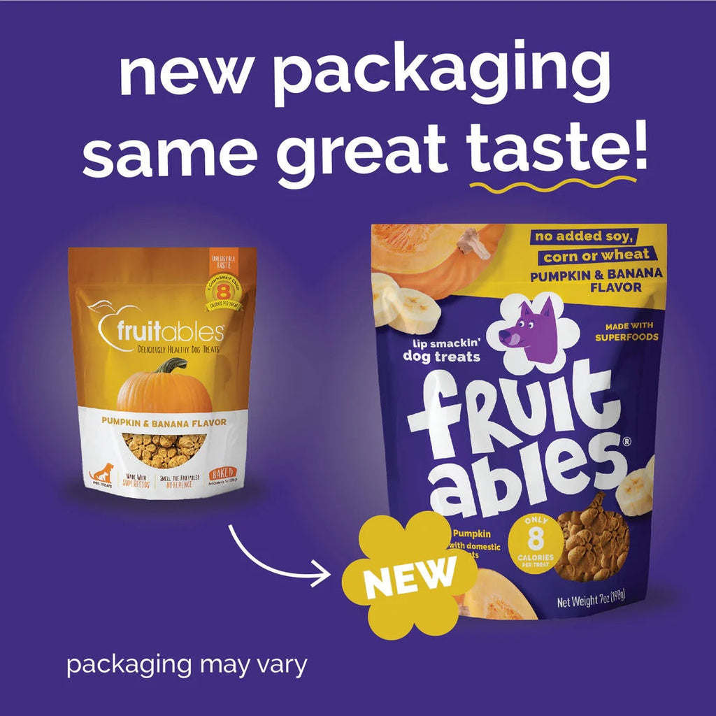 Fruitables Baked Dog Treats Pumpkin & Banana