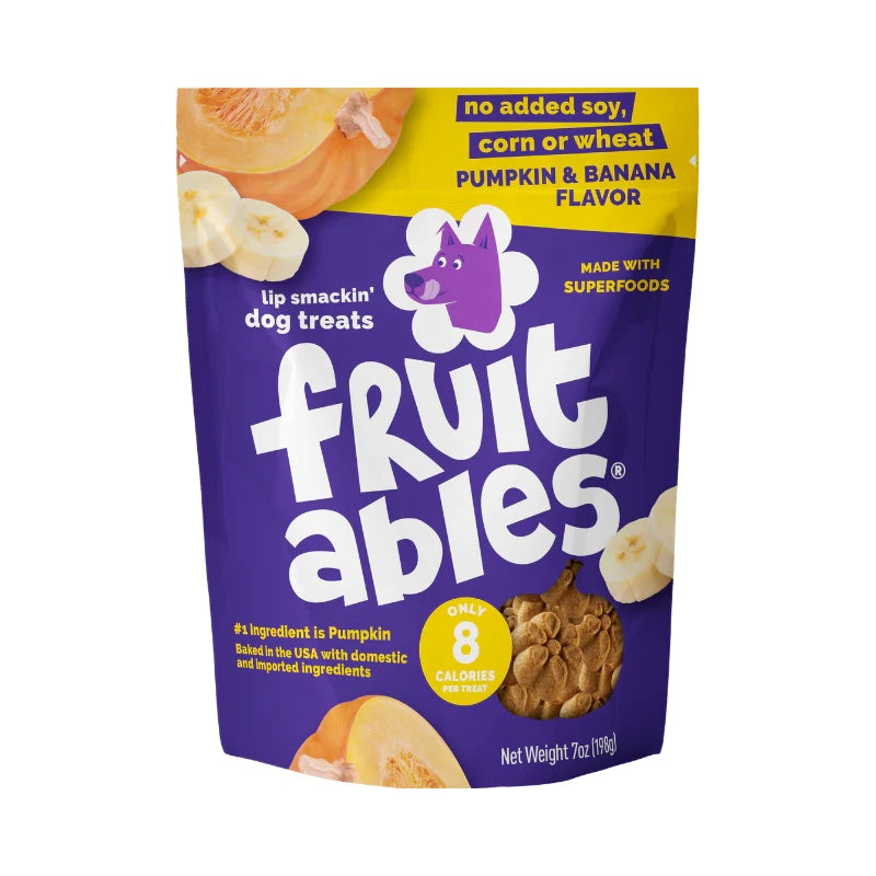 Fruitables Baked Dog Treats Pumpkin & Banana
