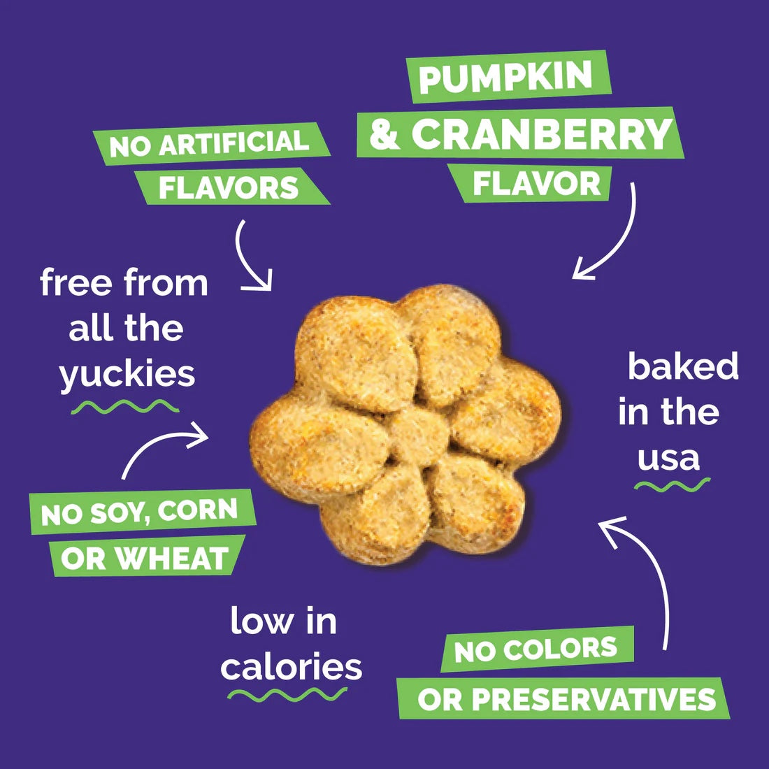 Fruitables Baked Dog Treats Pumpkin & Cranberry