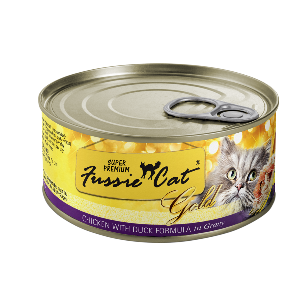 Fussie Cat Super Premium Grain Free Chicken with Duck in Gravy Canned Cat Food