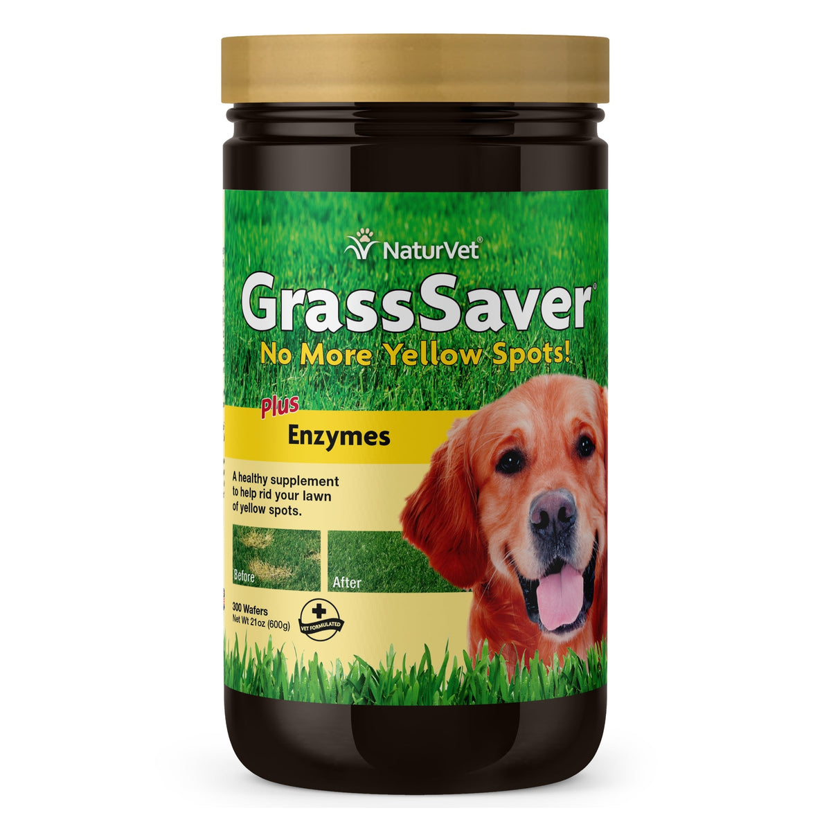 NaturVet GrassSaver Plus Enzymes Soft Chews for Dogs