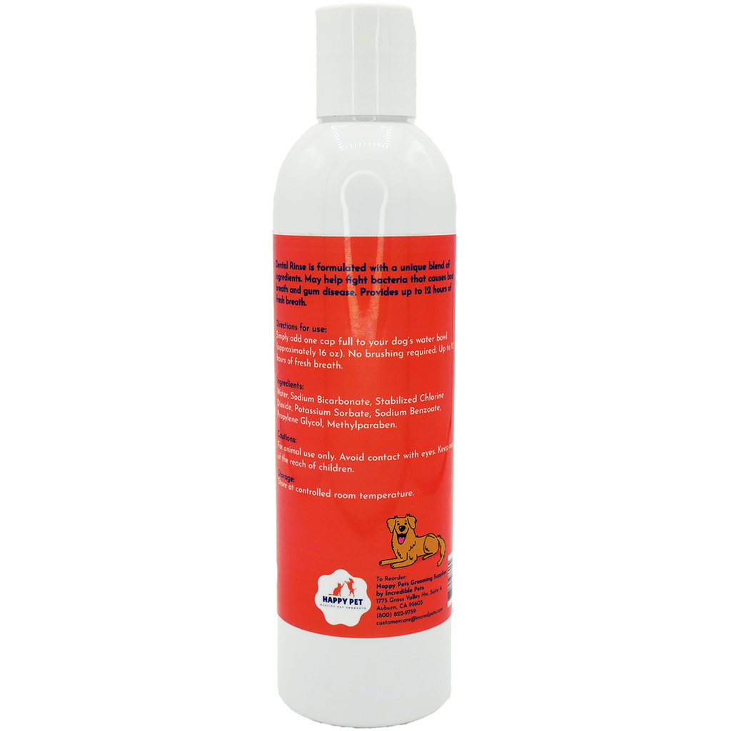 Happy Pet Dental Rinse Water Additive for Dogs