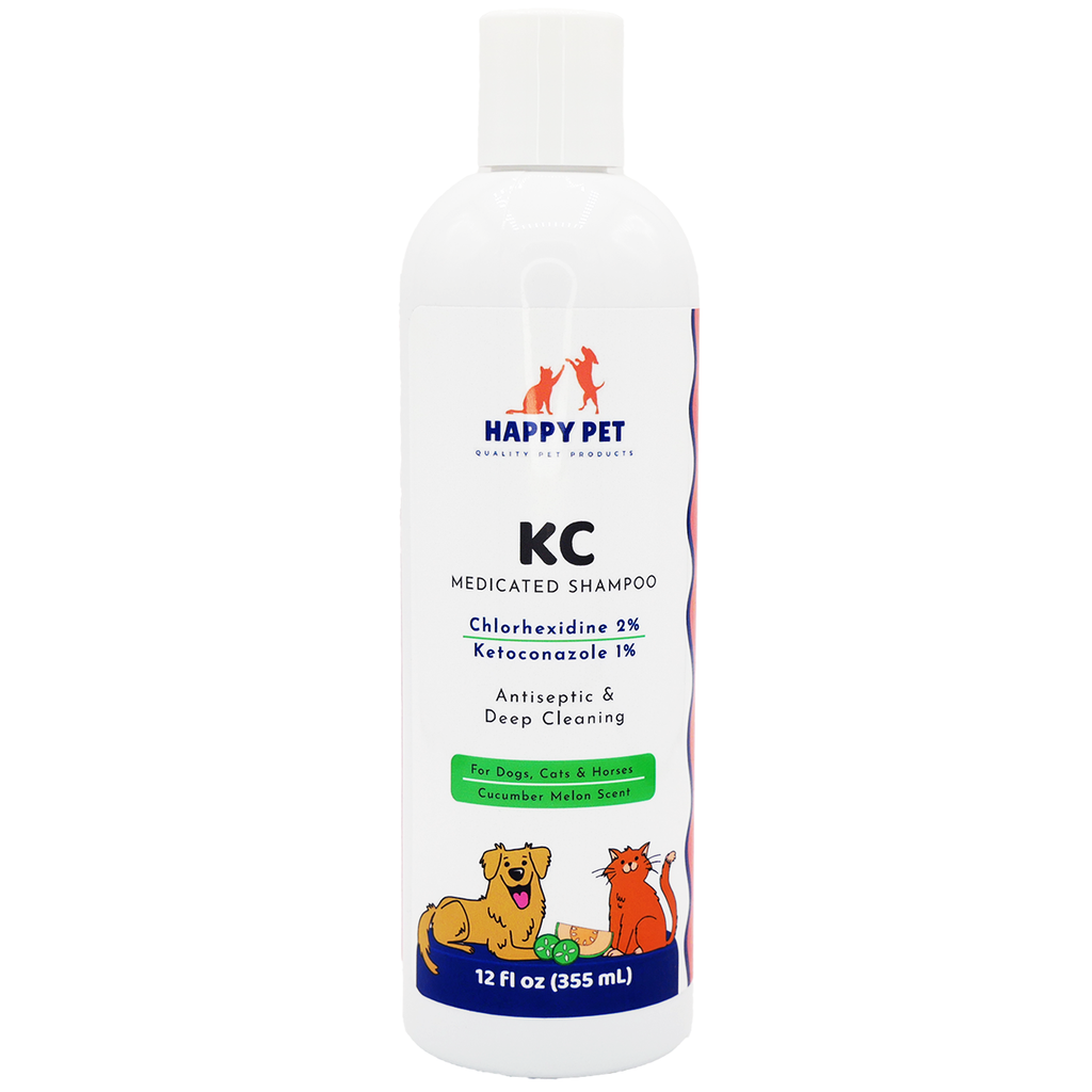 Happy Pet KC Medicated Shampoo Cucumber Melon Scented