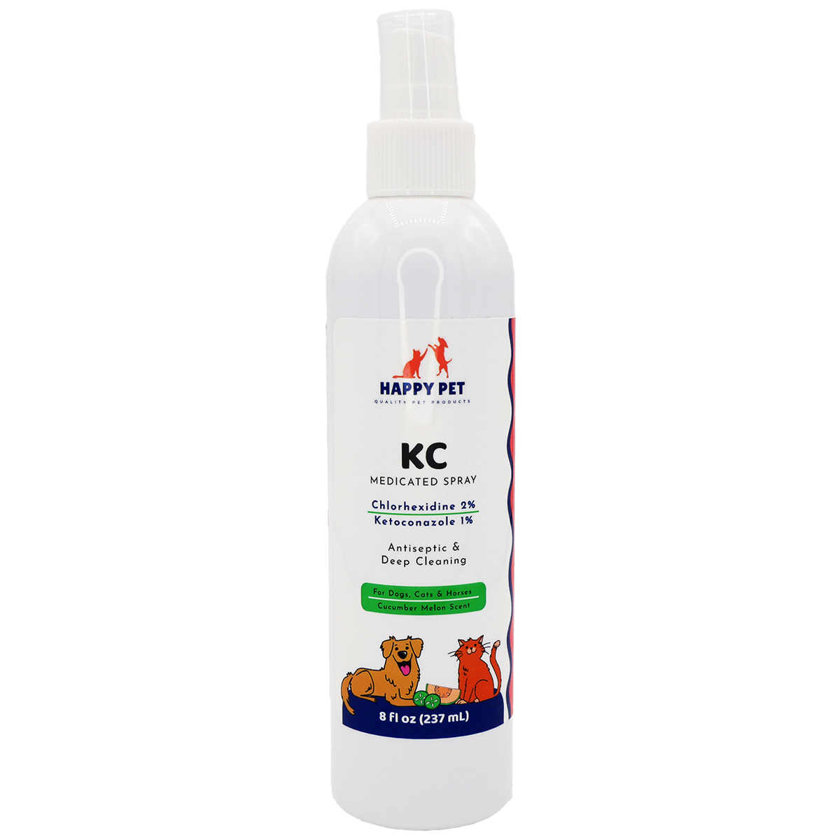 Happy Pet KC Medicated Spray Cucumber Melon Scent