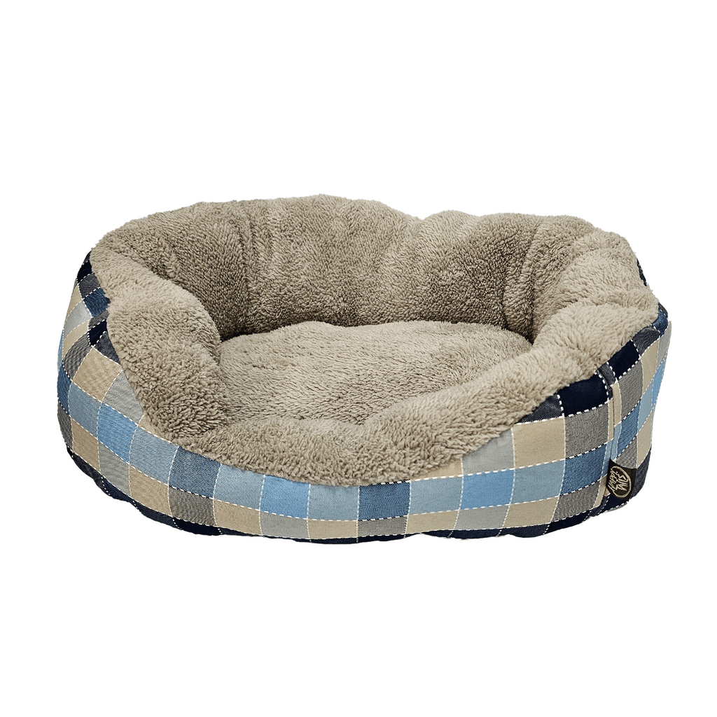 Happy Tails Donut Cuddler Dog and Cat Bed, 21" x 17"
